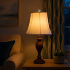 Royal Designs, Inc. BSO-708-14LNWH Modified Bell Basic Lamp Shade, 9 x 14 x 10.5, Linen White