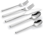 Silverware Set,Zerophilo Flatware Set with Hexagon Handle 20 Pieces 18/0 Stainless Steel Cutlery Set for 4 Mirror Polished,Dishwasher Safe