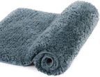 Walensee Slate Bath Mat (24 x 40), High Pile, Microfiber, Rubber Back - Extra Soft, Absorbent, Non-Slip, Machine Washable Bathroom Rug