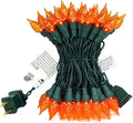 Orange Halloween String Lights 19ft, 70 LEDs C5 Christmas Lights for Indoor and Outdoor Use, ETL Certified Perfect for Halloween, Thanksgiving, and Christmas Decor
