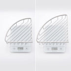 [2 Pack] Corner Shower Caddy Organizer, SUS304 Stainless Steel Heavy Duty Rust-Proof Shelf Shampoo Holder, Wall Mounted Storage Rack for Bathroom Kitchen, Brushed Nickel