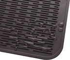 Silicone Dish Drying Mat for Multiple Usage,Easy clean,Eco-friendly,Heat-resistant Silicone Mat for Kitchen Counter or Sink,Refrigerator or Drawer Liner Coffee 3XL 28 inches x 18 inches
