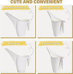 Plant Watering Can - for Home Garden - 1/2 Gallon - White