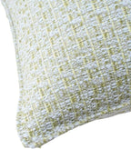 Luxury Tweed & Chenille Throw Pillow Covers – Set of 2 (18" x 18") with Soft and Luxurious Textures Decorative Throw Pillows for Couch, Bed, and Home Decor (Green)