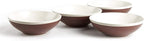 Rock Ridge Speckled Stoneware Dinnerware Set (16pc Set, Brown and Ivory)