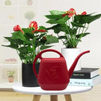 Plastic Watering Can - Wine Red Color - 1/2 Gallon
