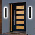Picico 24in Modern Outdoor Lights,4.33 Inch Wide IP65 Waterproof Long Exterior Light Fixtures Wall Mount,Dimmable Linear Outdoor LED Wall Sconce,Outside Lighting for Garage,Front Door