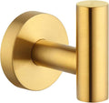 Angle Simple Bathroom Towel Hook, SUS304 Stainless Steel Bath Towel Holder, Robe Hook for Wall, Brushed Gold