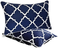 JMGBird Outdoor Waterproof Lumbar Pillows Set of 2 with Insert 12x20 Inch for Patio Furniture