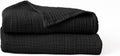 Muslin Bath Towel Pack of 2 32"x67" Inch Large Size, 100% Turkish Cotton, Thin, Soft, Quick-Dry, Lint-Free Bath Towels (Black, Pack of 2 Bath Towels)