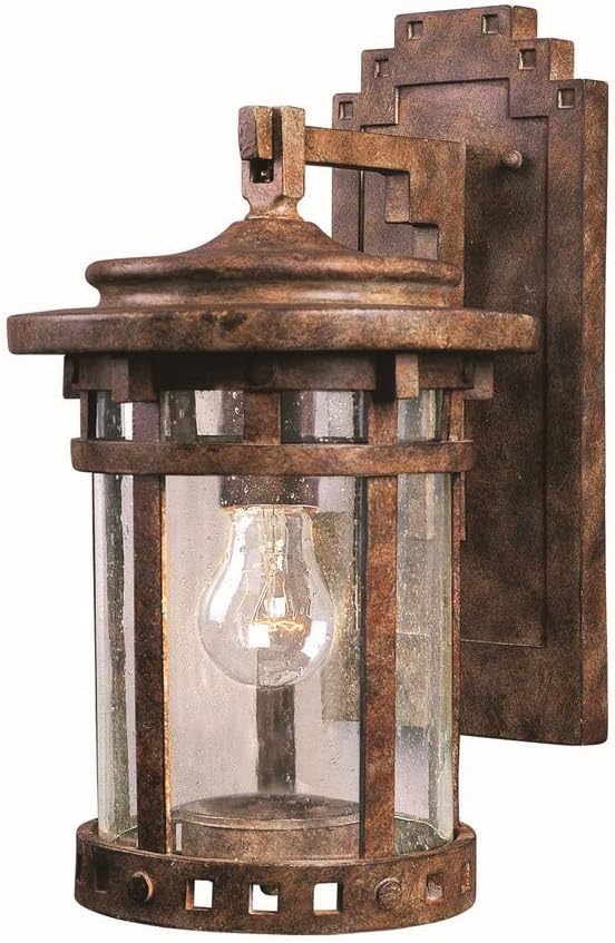 Maxim Santa Barbara Vx 1 Light Outdoor Wall Lantern with Sienna Finish