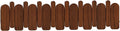 Wall Mounted Piano Key Hanger | Flip Style Hook | Entrance Wall Art Hook, Made of Oak Wood (3 Times Painted, 4 Times Polished) (Arc Walnut, 8Hooks)