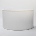 Yosoan 2-Light White Lamp Semicircle Fabric Shades, Double Fabric Lampshade Indoor Wall Mount 2 Bulbs for Wall Sconce Lamp Replacement for Stairwell Bedside Hallway Home Decor(White)