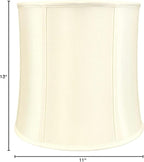 Royal Designs, Inc. BS-719-13EG-2 Drum Basic Lamp Shade, 11 x 13 x 11, Eggshell, 2-Pack