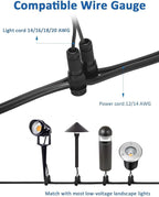 SUNVIE 24 Pack Halloween RGBW Low Voltage Landscape Lights 12W LED Color Changing Landscape Lighting with Remote Control and Wire Connectors, AC/DC 12V-24V Waterproof Outdoor Spotlight for Yard Garden