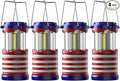 Lichamp LED Camping Lantern, 4 Pack Battery Powered Flashlight for Power Outages, Portable Collapsible Hanging Light Essential for Home, Outdoor, Emergency Lamp Survival Kit Gear for Hurricane, I4AF