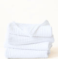 Muslin Hand Towels Pack of 4, Luxury 100% Turkish Cotton Thin Soft Quick-Dry Lint-Free Large Size Bath Hand Bathroom Towel Sets (White, Pack of 4 Hand Towels)