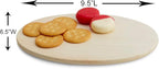 6 Whitewash Wood Serving Boards with Stand, Perfect for Serving, Sushi, Cheese, Hors D'Oeuvre, Charcuterie, Sandwiches by Woodard & Charles, 7 Piece Set, 9 1/2" x 6 1/2" ★★Pack of 10★★