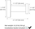 APLusee Bathroom Towel Hook Polished Chrome, SUS 304 Stainless Steel Robe Coat Hook Hanging for Restroom Kitchen Garage Wall Mounted