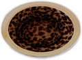 Beatriz Ball GLASS Tortoise and Gold Round Platter