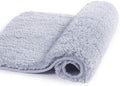Walensee Large Bathroom Rug (24 x 36, Growing Blue) Extra Soft and Absorbent Shaggy Bath Mat Machine Washable Microfiber Non Slip Luxury Floor Mat