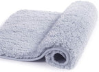 Walensee Large Bathroom Rug (24 x 36, Growing Blue) Extra Soft and Absorbent Shaggy Bath Mat Machine Washable Microfiber Non Slip Luxury Floor Mat