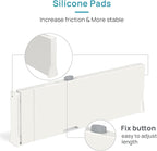 Vtopmart 6 Pack Drawer Dividers for Clothes, 4" High 11.6"-17" Adjustable Expandable Dresser Drawer Organizer, Plastic Drawers Separators for Dresser, Baby Clothes, Underwear, Kitchen & Office Storage