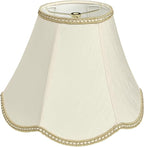 Tootoo Star Brown Large Drum Lamp Shade for Chandeliers Floor Light and Table Lamp,12x16x11" Spider,Fabric Natural Linen Hand Crafted (Beiges)