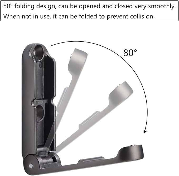 4Pcs Folding Coat Hooks, Zinc Alloy Folding Wall Hook for Hanging Coat Scarf Hat Robe Key Purse, folding coat hooks wall mounted with Screws(Gray)