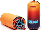 Rumpl Original Puffy Blanket - Warm, Water-Resistant Camping Blanket with 100% Recycled Synthetic Insulation, 52"x75", Original Puffy V1, Pyro Fade