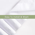 Elegant Ruffle White Shower Curtain 72" x 72", Ruched Microfiber Vintage Rustic Bath Curtain for Bathroom, Boho Farmhouse Bathroom Decor, Durable and Fade Resistant (LQ-38)