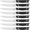 imarku Steak Knives, Steak Knives Set of 8, Serrated Steak Knife Set with Pakkawood Ergonomic Handle, Japanese HC Steel Steak Knife and Gift Box, Birthday Gifts for Women and Man