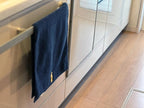 【Proof of Purity】 Hand Towel, 14 x 28 inch, 100% Organic Cotton, Double-Ply Yarn 30/2, Oeko-Tex Class 1, Loop-Dense, Made in Japan,Navy, Pack of 2