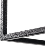 mirrea 18" Classic Outdoor Wall Sconce 1 Light in Cylinder Glass Shade and Matte Black Rectangular Metal Frame Waterproof Porch Light Patio Light Pack of 2