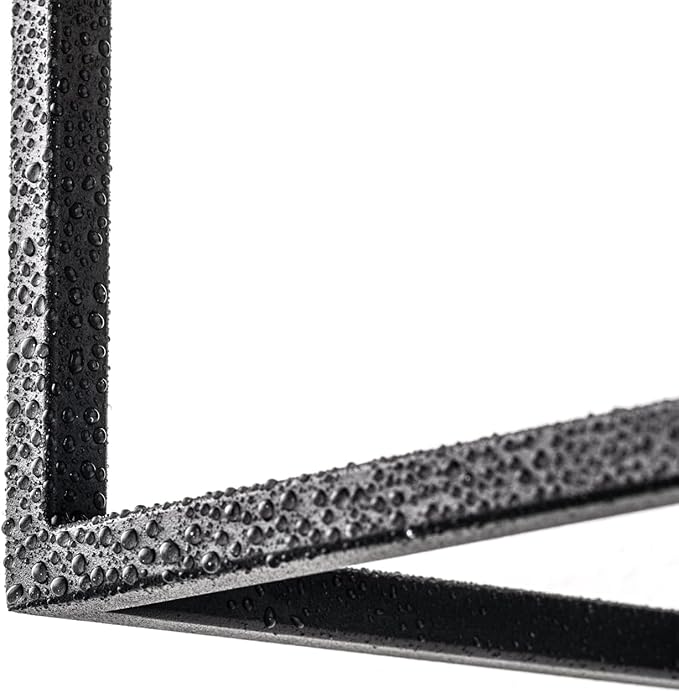 mirrea 18" Classic Outdoor Wall Sconce 1 Light in Cylinder Glass Shade and Matte Black Rectangular Metal Frame Waterproof Porch Light Patio Light Pack of 2