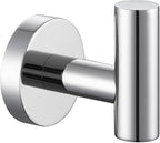 Angle Simple Bathroom Towel Hook Polished Chrome, SUS304 Stainless Steel Bah Towel Holder, Robe Hook for Wall