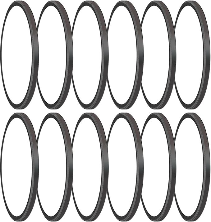 12Pack 28W 3200lm LED Flush Mount Ceiling Light, Super Slim 12 inch LED Ceiling Light, 5000K Daylight LED Ceiling Light for Bedroom, Living Room, Dining Room，Ofiice, Garage… (5000K-12 Pack(Black))