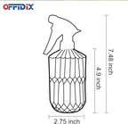 OFFIDIX Glass Spray Bottle,Plant Mister,Pressure Watering Can,Water Spray Bottle with Adjustable Nozzle,0.43L/15.17oz Handheld Spray Bottles for Outdoor Indoor Garden,Cleaning Solutions