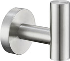 Angle Simple Robe Towel Hook, SUS 304 Stainless Steel Bathroom Hand Towel Coat Hook for Wall, Brushed Nickel
