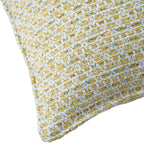 Luxury Tweed & Chenille Throw Pillow Covers – Set of 2 (18" x 18") with Soft and Luxurious Textures Decorative Throw Pillows for Couch, Bed, and Home Decor (Yellow)