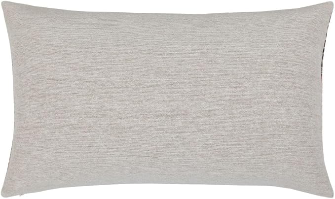 Tapestry Stylish Red-Black 14"x24" Lumbar Pillow Cover Sham Ethnic Kilim Pattern Throw Decorative for Home Office Decor, Sofa, Couch, Porch, Patio, Window Seat