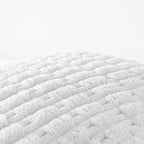 Fancy Homi Pure White Long Body Lumbar Lumbar Decorative Throw Pillow Covers 20x54 Inch for Bed Couch Bedroom Bench, Soft Corduroy Rectangle Solid Pillow Case, Rustic Farmhouse Boho Room Decor
