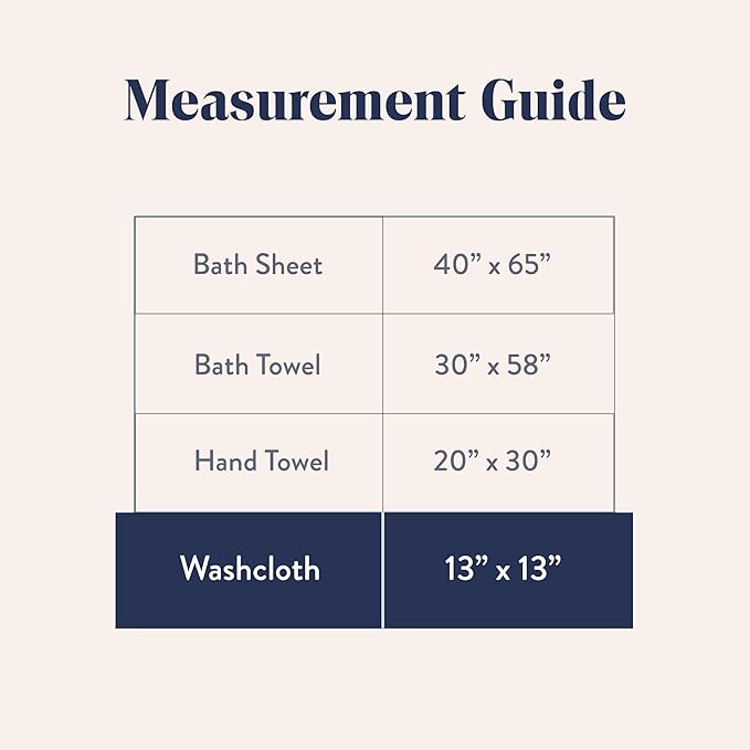 Brooklinen Super-Plush Turkish Cotton Washcloths Set of 2 Cotton, 820 GSM, Highly Absorbent, Machine Washable, Perfect for Home & Bathroom (13" x 13", Smoke Gray)