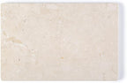 Koville Natural Travertine Marble Cutting Board for Kitchen Counter, 12" x 8" Real Stone Slab Marble Cheese Board for Home Decor, Stone Pastry Boards Bathroom Perfume Tray Candle Plate