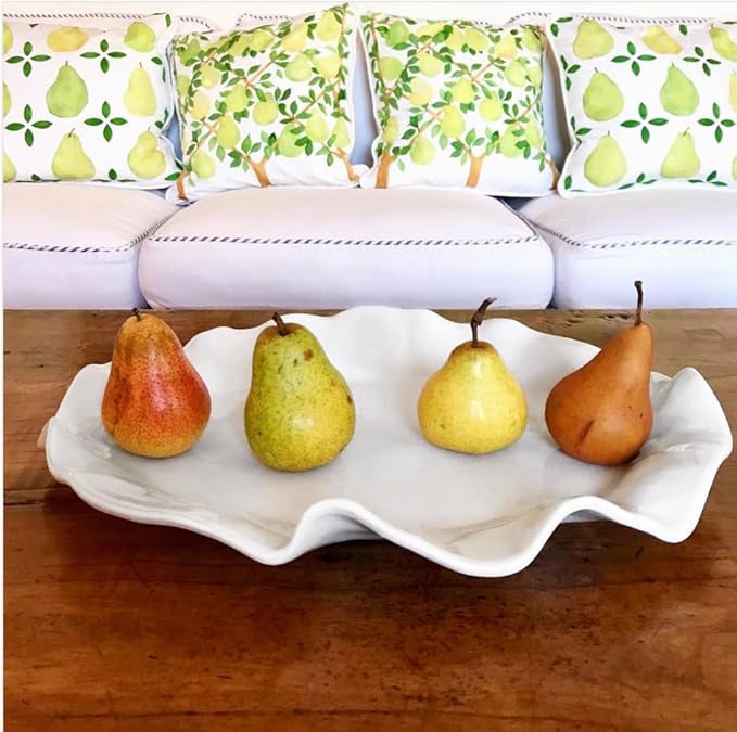 Beatriz Ball Havana Oval Platter, White