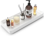 Gurygo 12" Countertop and Vanity Tray - Kitchen Tray for Soap Bottles - Rectangular Vanity Tray for Bathroom - Vanity Trays for Bathroom - Kitchen Soap Dispenser Tray,White