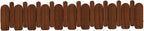 Wall Mounted Piano Key Hanger | Flip Style Hook | Entrance Wall Art Hook, Made of Oak Wood (3 Times Painted, 4 Times Polished) (Arc Walnut, 10Hooks)
