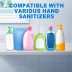 Automatic Liquid Soap Dispenser, 12.8oz/380ml Wall Mount Touchless Soap Dispenser with Sensor, 4-Level Adjustable, IPX5 Waterproof, USB Rechargeable for Bathroom, Kitchen