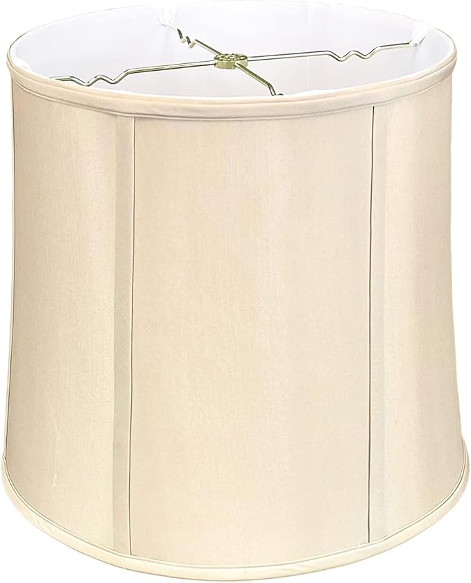 Royal Designs, Inc. Basic Drum Lamp Shade, Beige, 13" x 14" x 14"