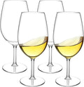 MICHLEY Floating Wine Glasses for Pool 21.5 OZ Unbreakable Tritan Plastic Red Wine Glasses with Stem Ideal for Beach Bar Camping Dishwasher Safe, Set of 4